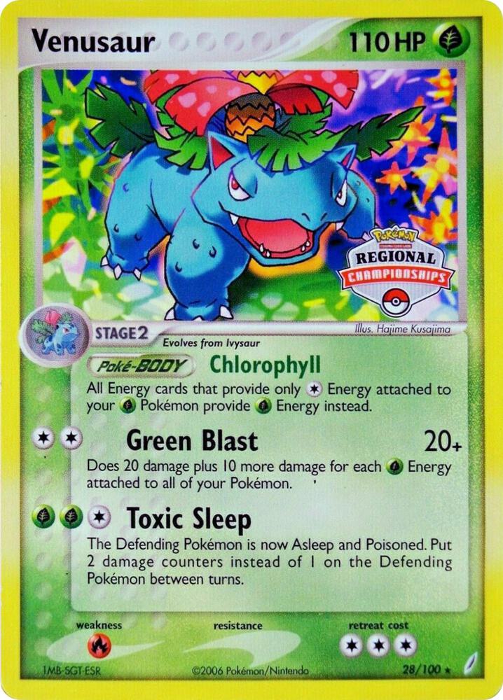 Venusaur 28 100 Regional Championships 028/100 (League & Championship Cards)  | Good Games Adelaide SA