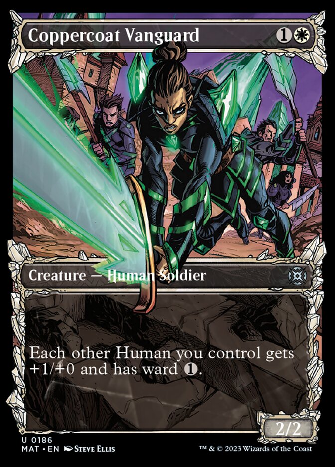 Coppercoat Vanguard (Showcase Halo Foil) [March of the Machine: The Aftermath] | Good Games Adelaide SA