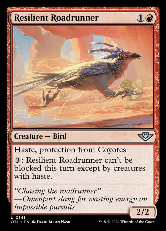 Resilient Roadrunner 141 (Outlaws of Thunder Junction)  | Good Games Adelaide SA
