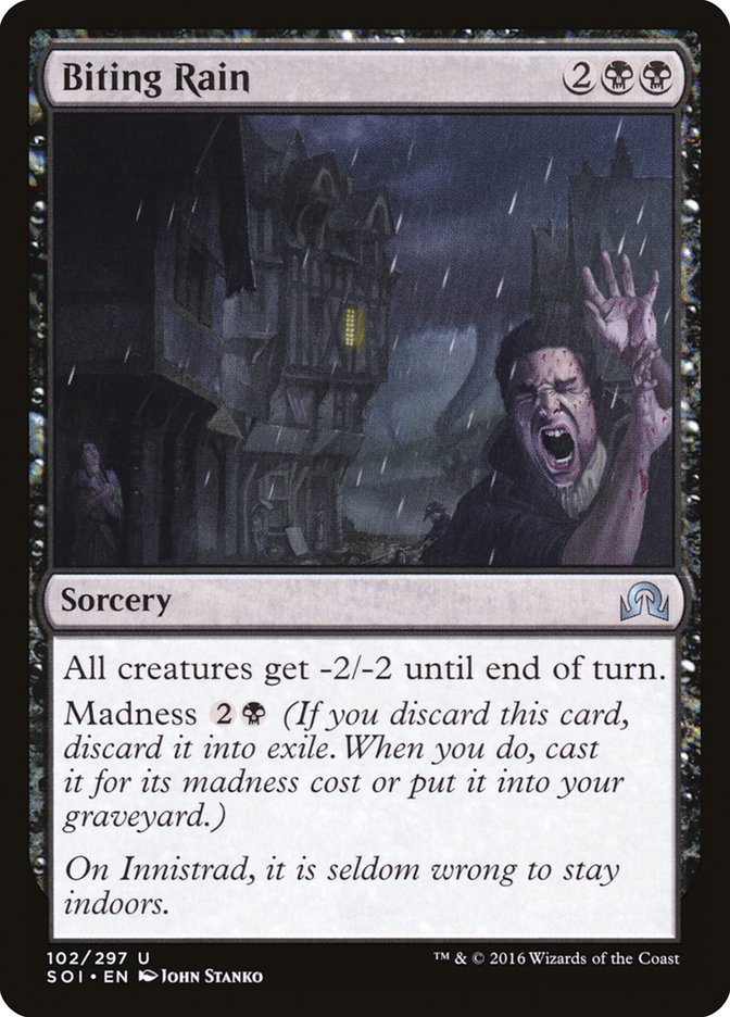 Biting Rain 102 (Shadows over Innistrad)  - Foil | Good Games Adelaide SA