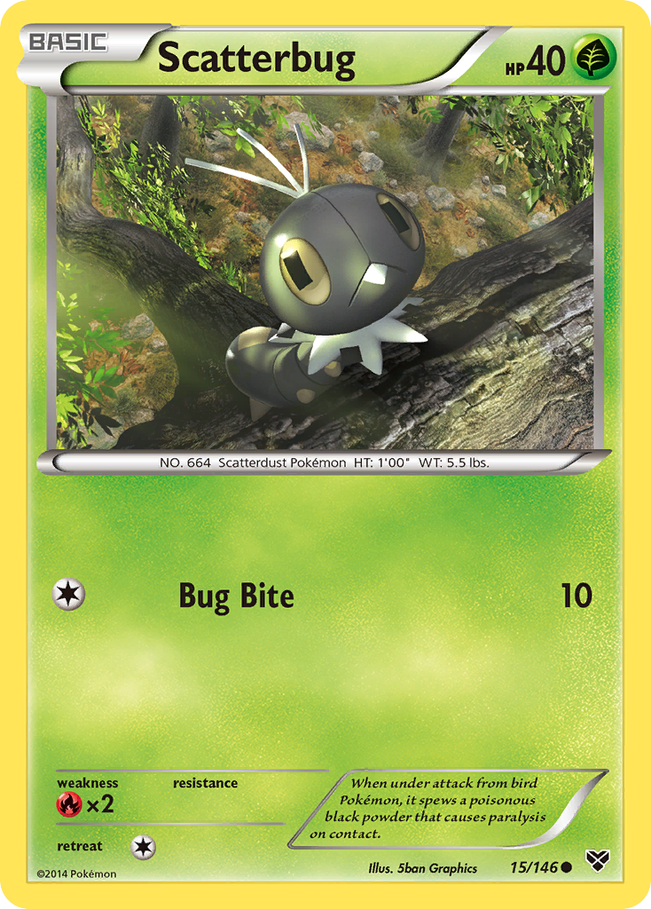 Scatterbug (15/146) [XY: Base Set] | Good Games Adelaide SA