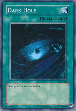 Dark Hole (Spell) [LOB-052] Super Rare | Good Games Adelaide SA