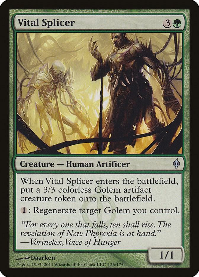 Vital Splicer 126 (New Phyrexia)  | Good Games Adelaide SA