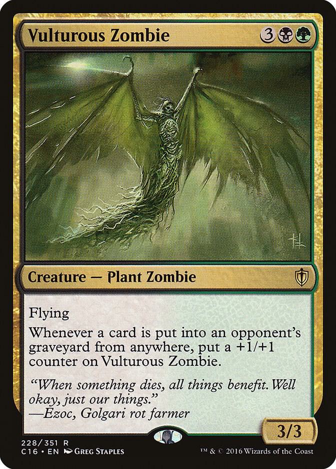 Vulturous Zombie 228 (Commander 2016)  | Good Games Adelaide SA