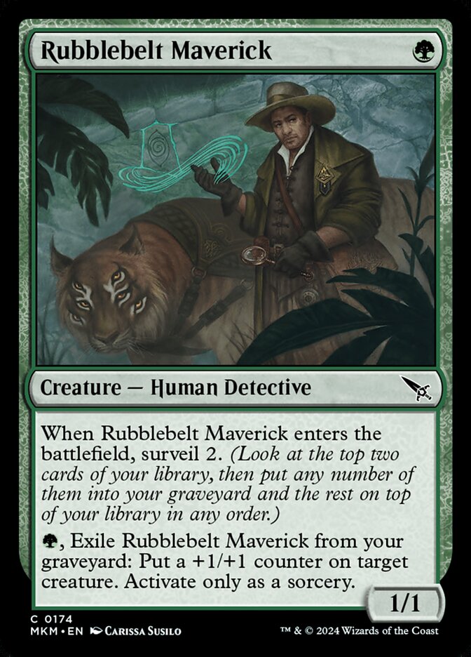 Rubblebelt Maverick 174 (Murders at Karlov Manor)  - Foil | Good Games Adelaide SA