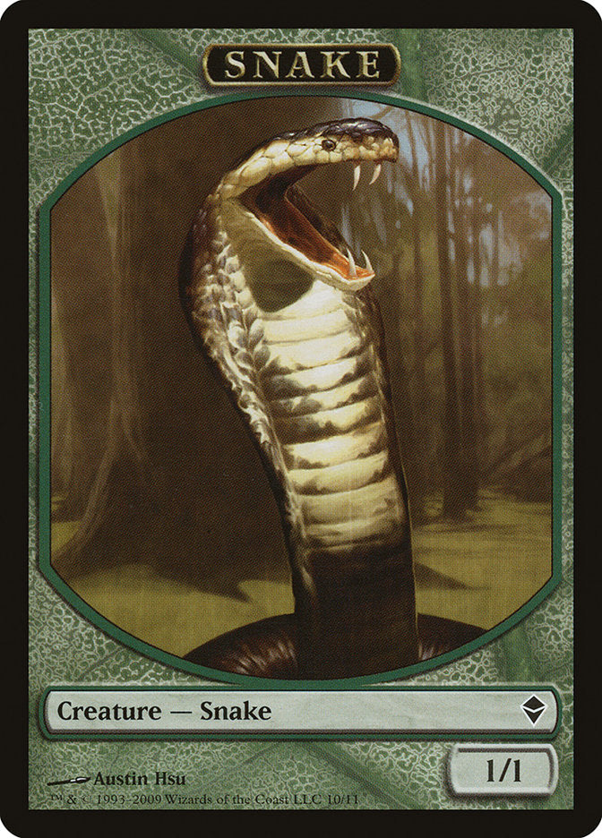 Snake Token [Zendikar Tokens] | Good Games Adelaide SA