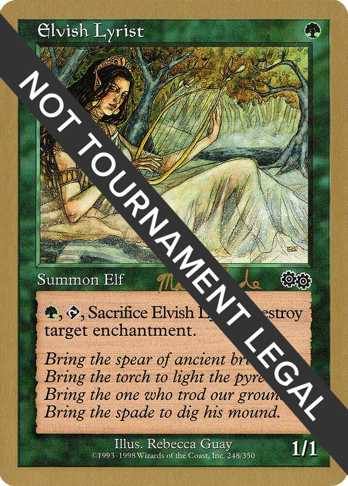 Elvish Lyrist 1999 Matt Linde USG ml248/111 (World Championship Decks)  | Good Games Adelaide SA