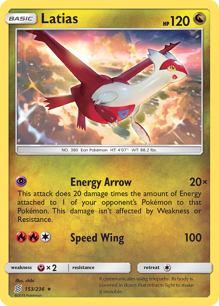 Latias (153/236) [Sun & Moon: Unified Minds] | Good Games Adelaide SA