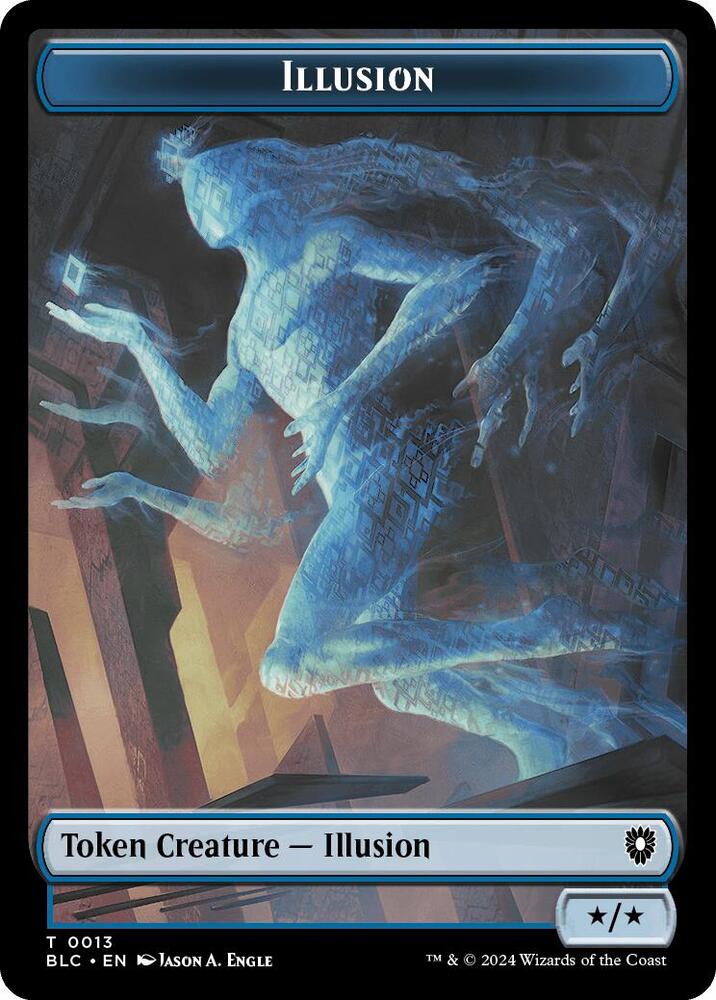 Illusion Goblin Double Sided Token 13 // 21 (Commander: Bloomburrow)  | Good Games Adelaide SA