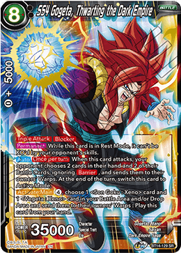 SS4 Gogeta, Thwarting the Dark Empire (BT14-129) [Cross Spirits] | Good Games Adelaide SA