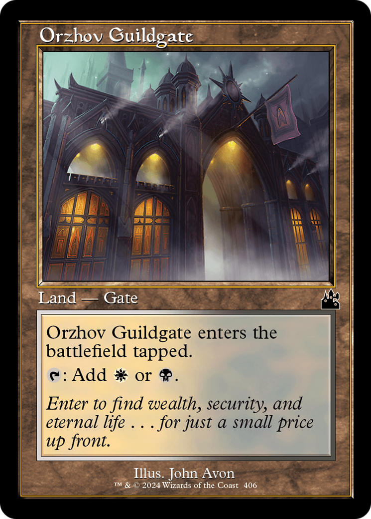 Orzhov Guildgate (Retro Frame) [Ravnica Remastered] | Good Games Adelaide SA
