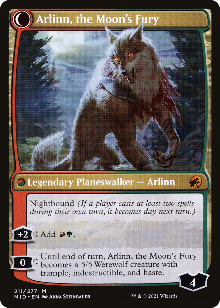 Arlinn, the Pack's Hope // Arlinn, the Moon's Fury [Secret Lair: From Cute to Brute] | Good Games Adelaide SA