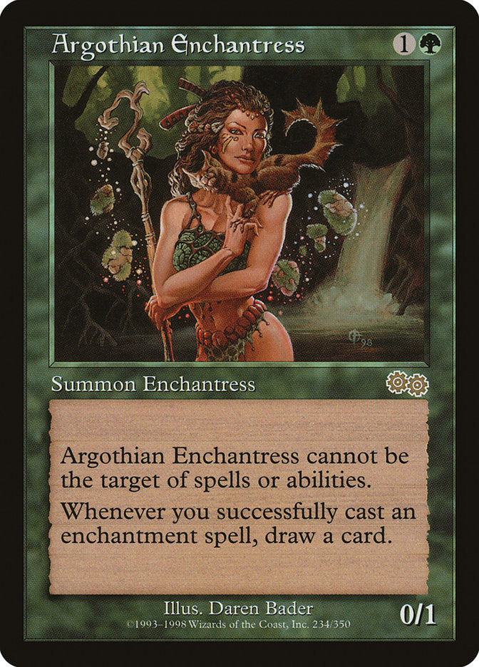 Argothian Enchantress [Urza's Saga] | Good Games Adelaide SA