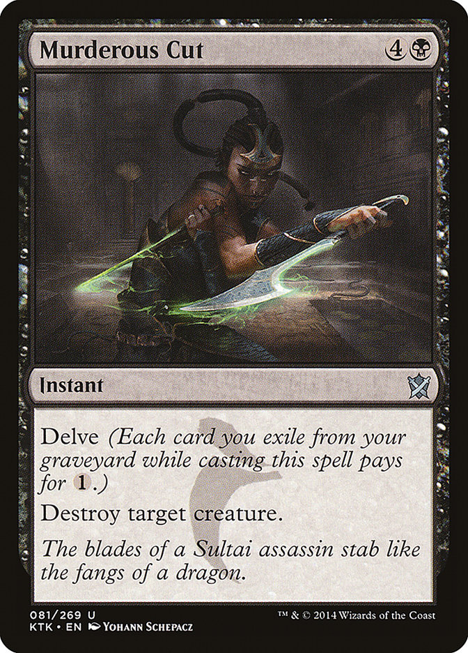 Murderous Cut [Khans of Tarkir] | Good Games Adelaide SA