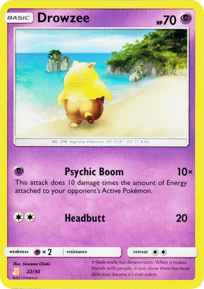 Drowzee 22/30 (SM Trainer Kit: Lycanroc & Alolan Raichu)  | Good Games Adelaide SA