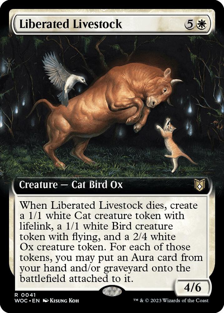 Liberated Livestock 41 (Commander: Wilds of Eldraine)  | Good Games Adelaide SA