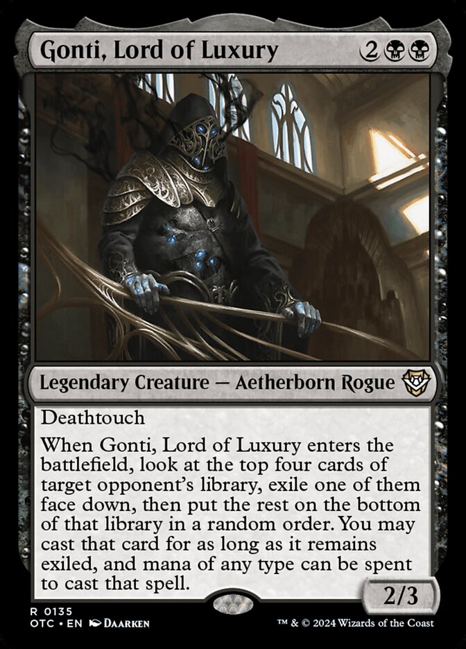 Gonti, Lord of Luxury 135 (Commander: Outlaws of Thunder Junction)  | Good Games Adelaide SA