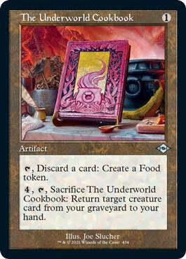 The Underworld Cookbook Retro Frame Foil Etched 434 (Modern Horizons 2)  - Foil | Good Games Adelaide SA