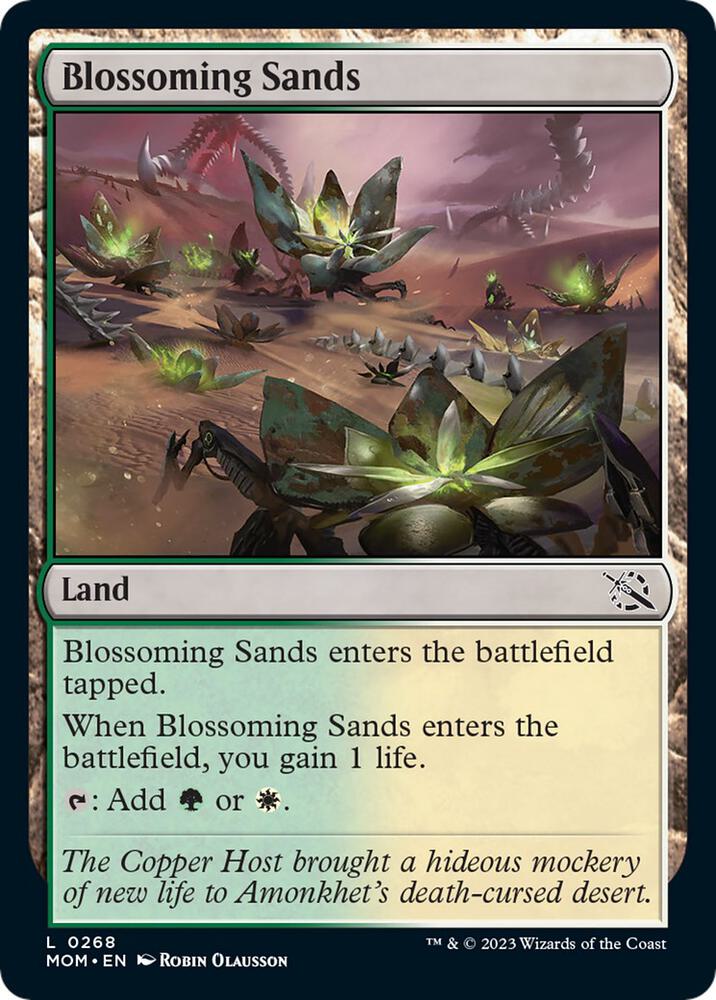 Blossoming Sands 268 (March of the Machine)  - Foil | Good Games Adelaide SA