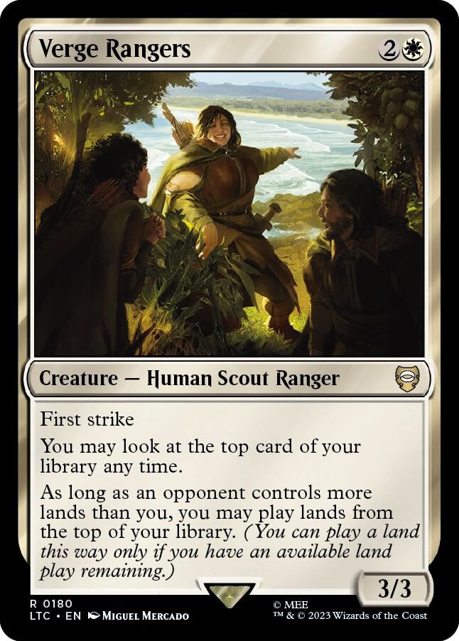 Verge Rangers 180 (Commander: The Lord of the Rings: Tales of Middle-earth)  | Good Games Adelaide SA