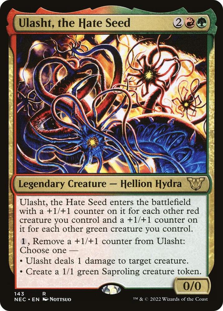 Ulasht the Hate Seed 143 (Commander: Kamigawa: Neon Dynasty)  | Good Games Adelaide SA