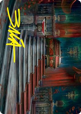Edgar Markovs Coffin Art Card Gold Stamped Signature 60 (Art Series: Innistrad: Crimson Vow)  | Good Games Adelaide SA