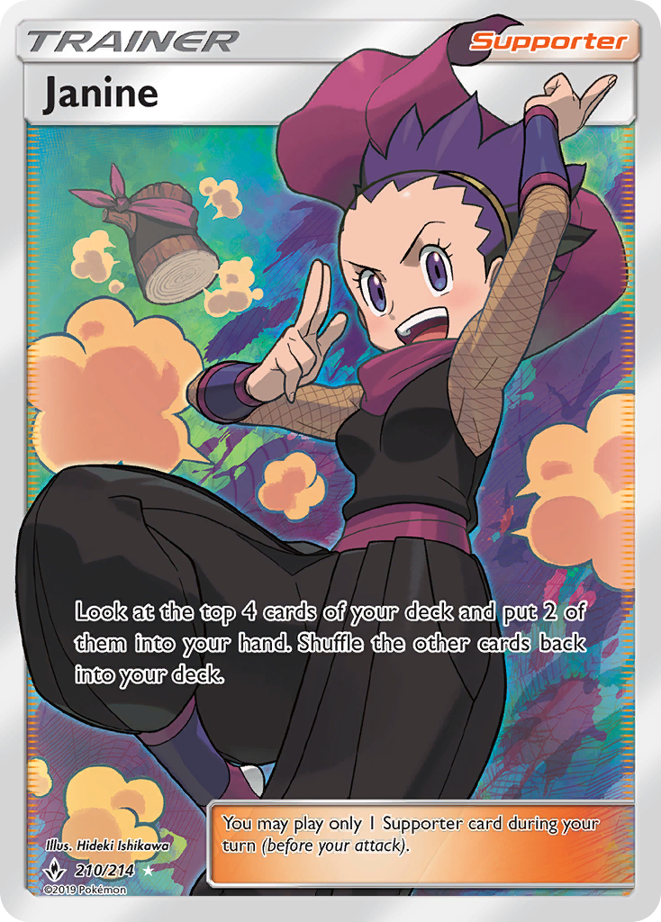 Janine (210/214) [Sun & Moon: Unbroken Bonds] | Good Games Adelaide SA