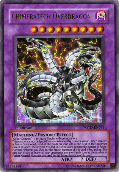 Chimeratech Overdragon [POTD-EN034] Ultra Rare | Good Games Adelaide SA