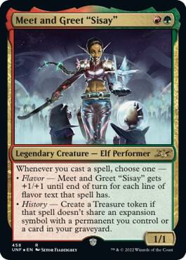 Meet and Greet Sisay Galaxy Foil 458 (Unfinity)  - Foil | Good Games Adelaide SA