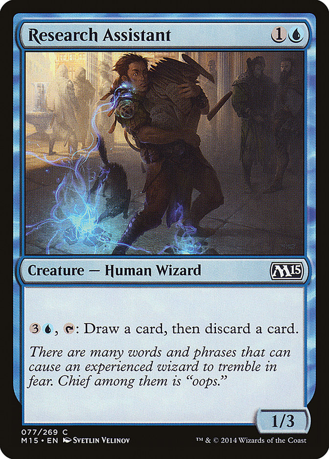 Research Assistant 77 (Magic 2015 (M15))  - Foil | Good Games Adelaide SA