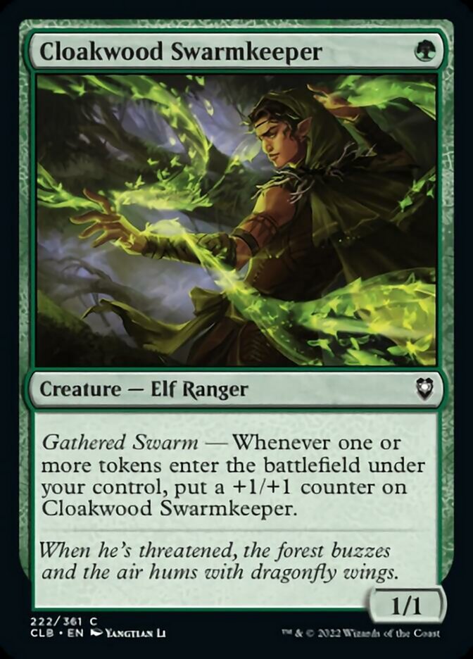 Cloakwood Swarmkeeper [Commander Legends: Battle for Baldur's Gate] | Good Games Adelaide SA