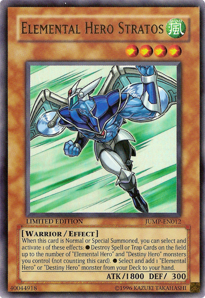 Elemental Hero Stratos [JUMP-EN012] Ultra Rare | Good Games Adelaide SA