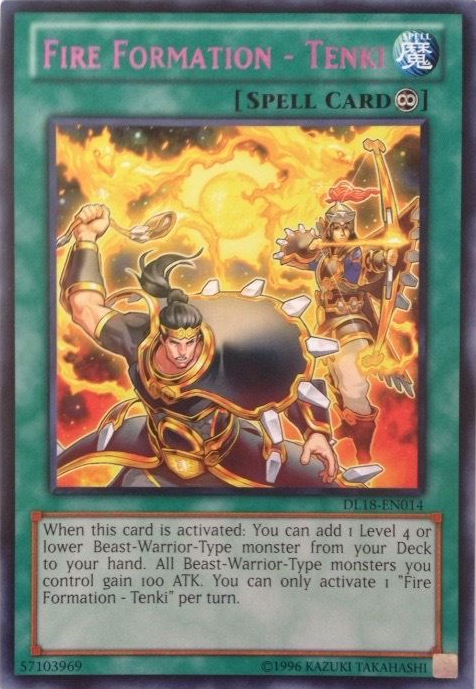 Fire Formation - Tenki (Purple) [DL18-EN014] Rare | Good Games Adelaide SA