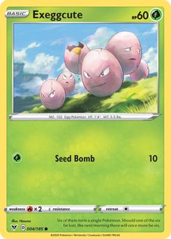 Exeggcute (004/185) [Sword & Shield: Vivid Voltage] | Good Games Adelaide SA