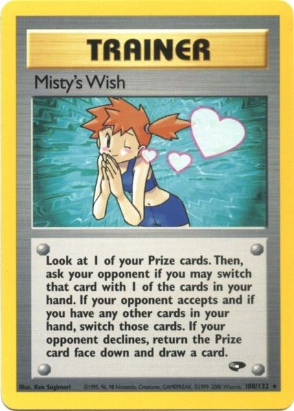 Misty's Wish (108/132) [Gym Challenge Unlimited] | Good Games Adelaide SA