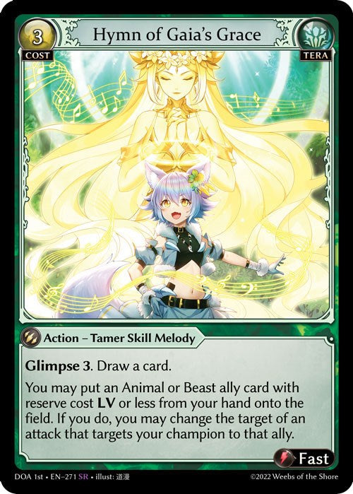Hymn of Gaia's Grace (271) [Dawn of Ashes: 1st Edition] | Good Games Adelaide SA