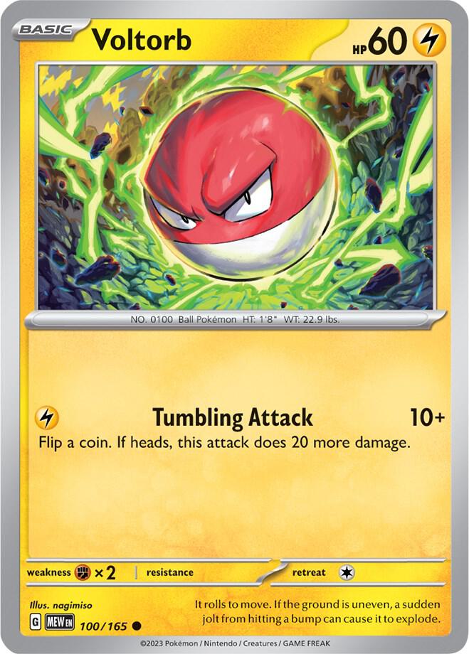 Voltorb 100/165 (SV: Scarlet & Violet 151)  | Good Games Adelaide SA