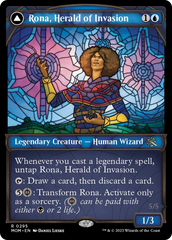 Rona, Herald of Invasion // Rona, Tolarian Obliterator (Showcase Planar Booster Fun) [March of the Machine] | Good Games Adelaide SA