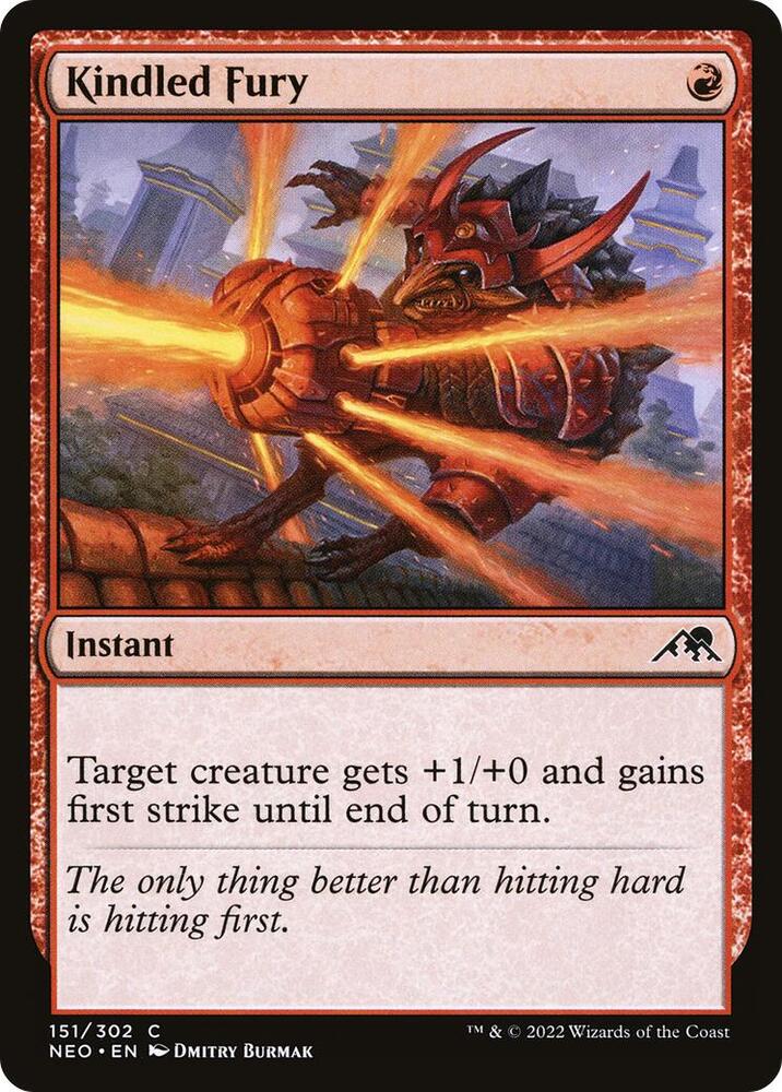 Kindled Fury 151 (Kamigawa: Neon Dynasty)  - Foil | Good Games Adelaide SA