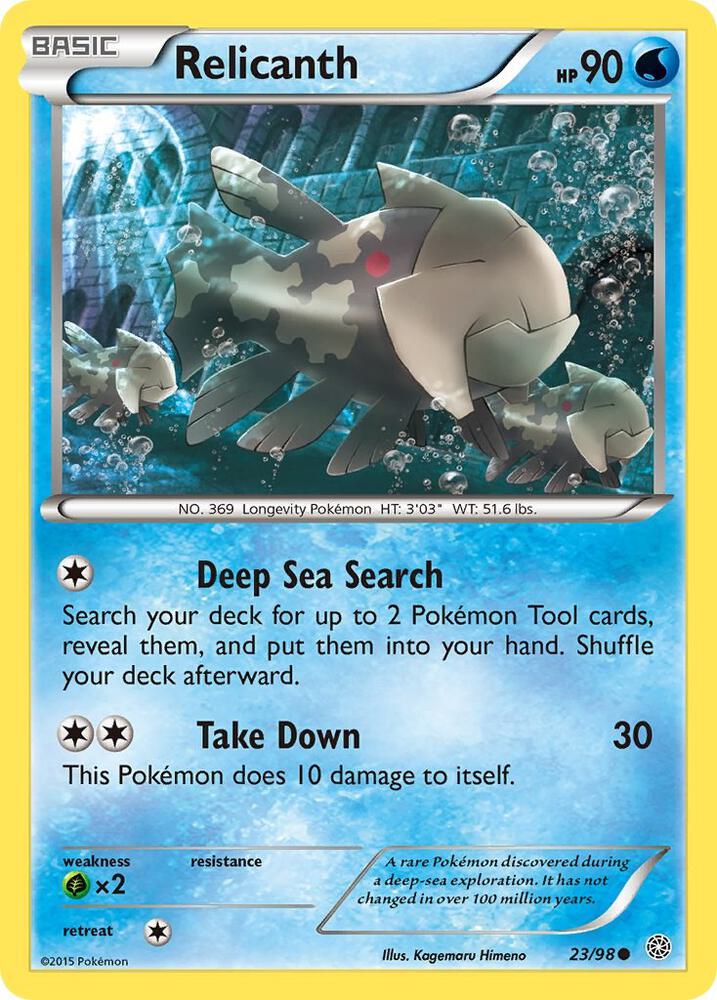 Relicanth 23/98 (XY - Ancient Origins)  | Good Games Adelaide SA