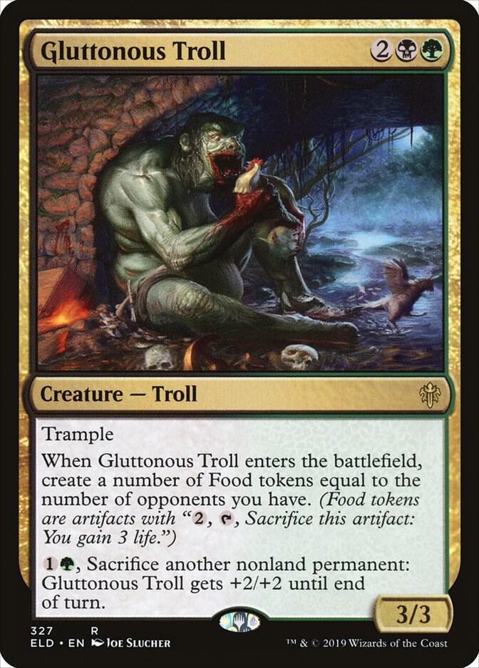 Gluttonous Troll 327 (Throne of Eldraine)  | Good Games Adelaide SA
