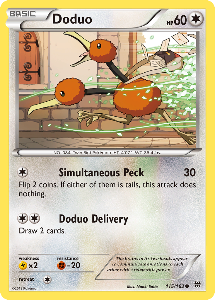 Doduo (115/162) [XY: BREAKthrough] | Good Games Adelaide SA