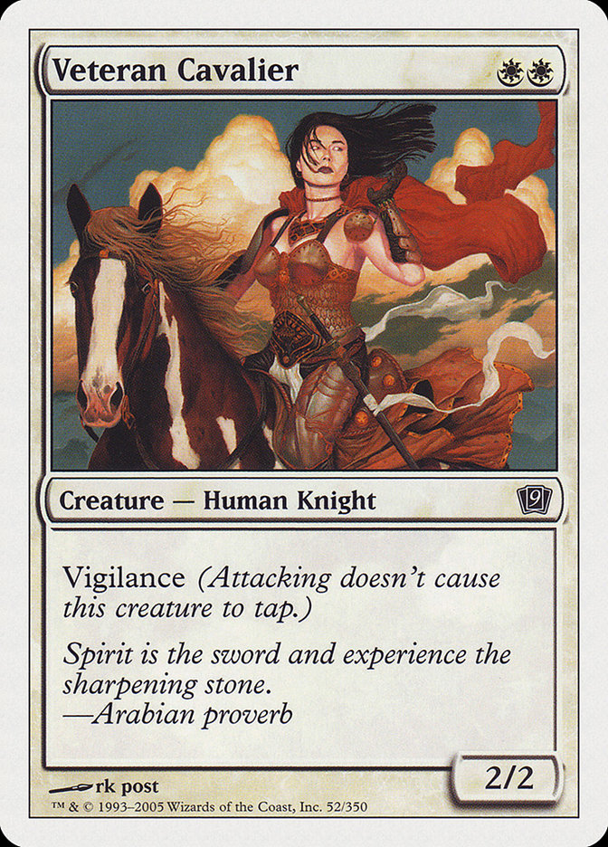 Veteran Cavalier 52 (9th Edition)  - Foil | Good Games Adelaide SA