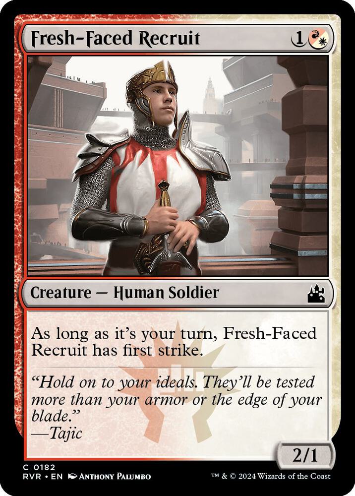 Fresh Faced Recruit 182 (Ravnica Remastered)  | Good Games Adelaide SA