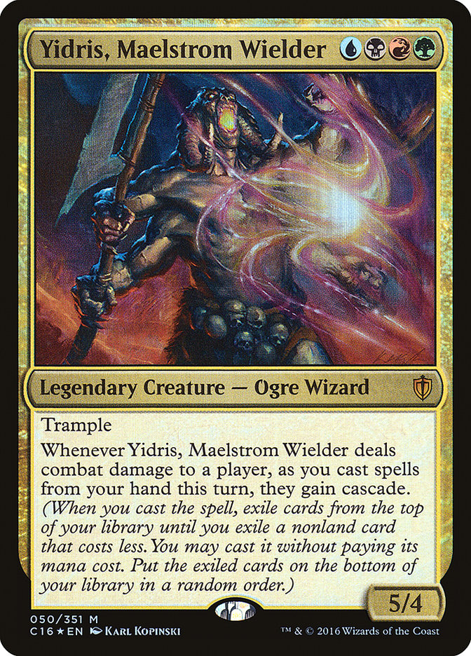 Yidris, Maelstrom Wielder 50 (Commander 2016)  - Foil | Good Games Adelaide SA