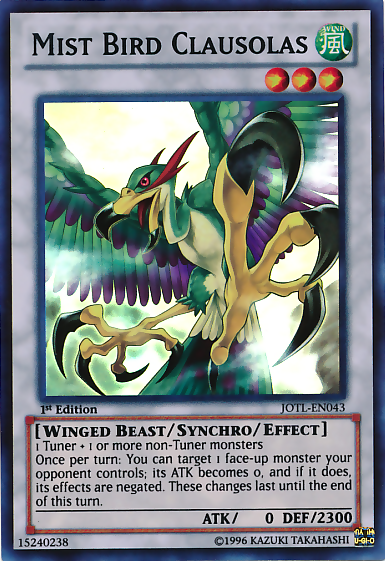 Mist Bird Clausolas [JOTL-EN043] Super Rare | Good Games Adelaide SA