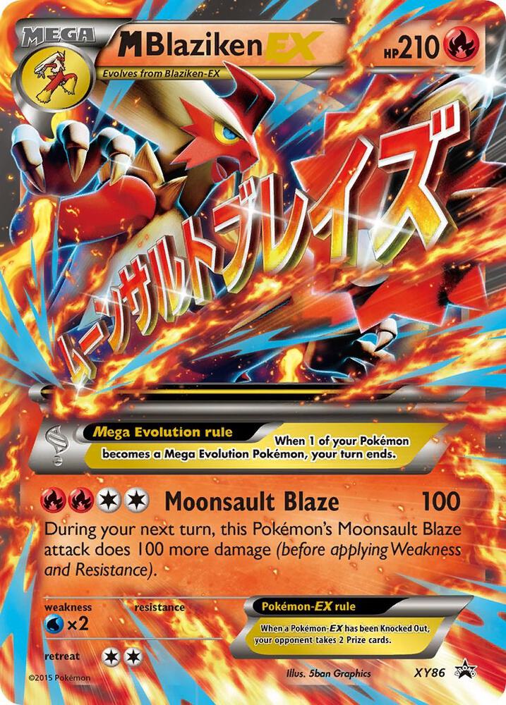 M Blaziken EX XY86 (XY Promos)  - Holofoil | Good Games Adelaide SA