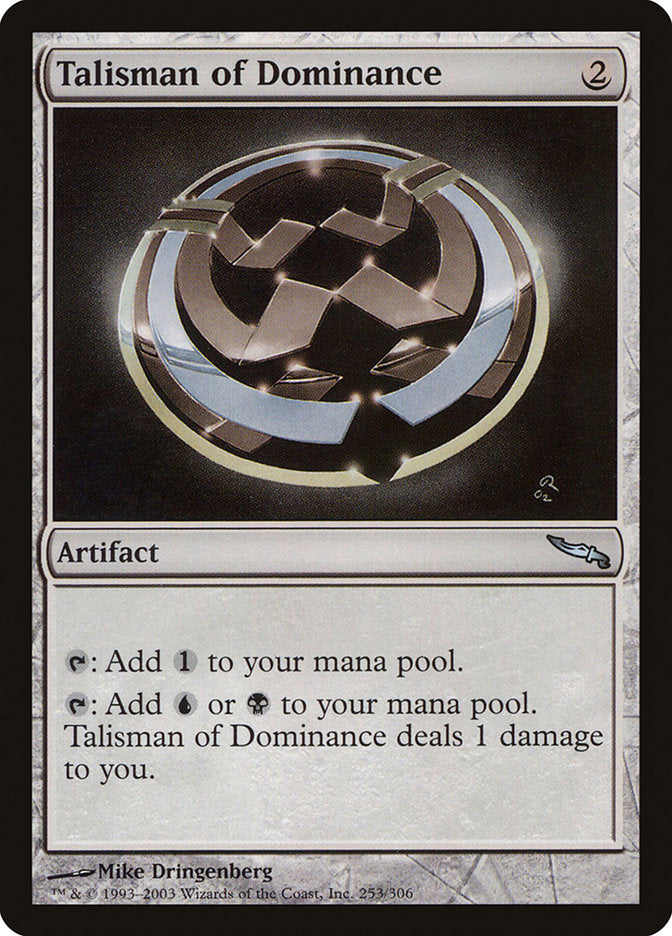 Talisman of Dominance [Mirrodin] | Good Games Adelaide SA