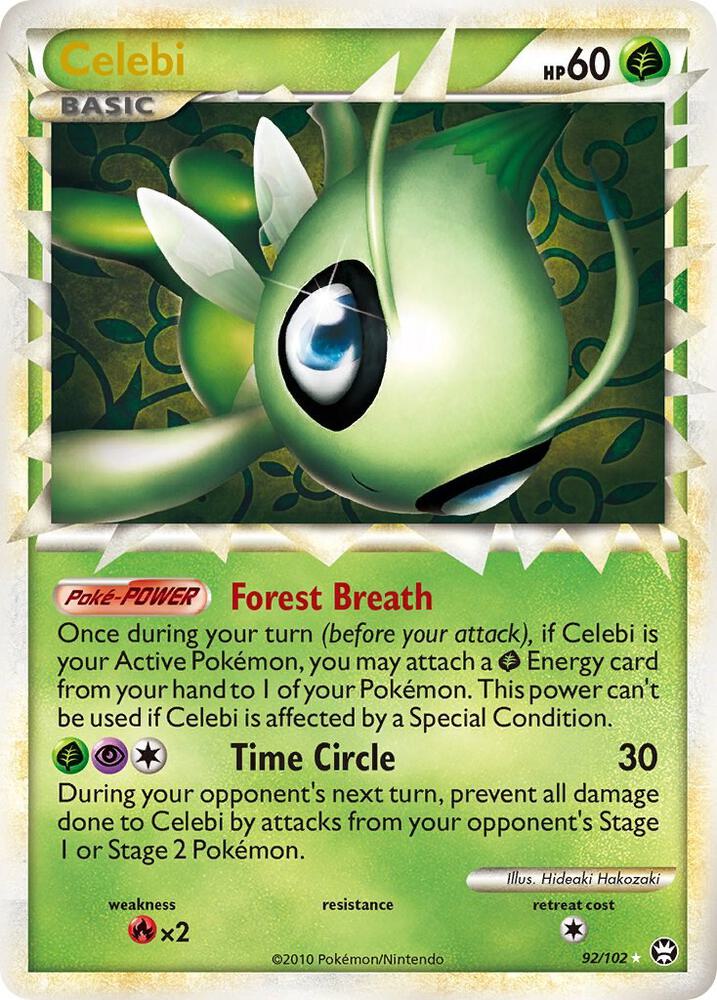 Celebi Prime 92/102 (Triumphant)  - Holofoil | Good Games Adelaide SA