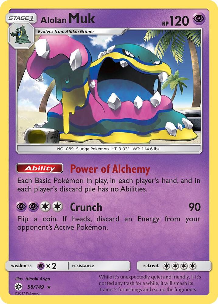 Alolan Muk 58/149 (SM Base Set)  - Holofoil | Good Games Adelaide SA
